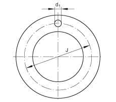 推力墊圈 EGW16-E40-B, 推力墊圈，免維護，帶銅襯
