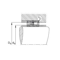 圓柱滾子軸承 NNU4938-S-M-P5-C3, 浮動(dòng)軸承，雙列，可分離，帶保持架